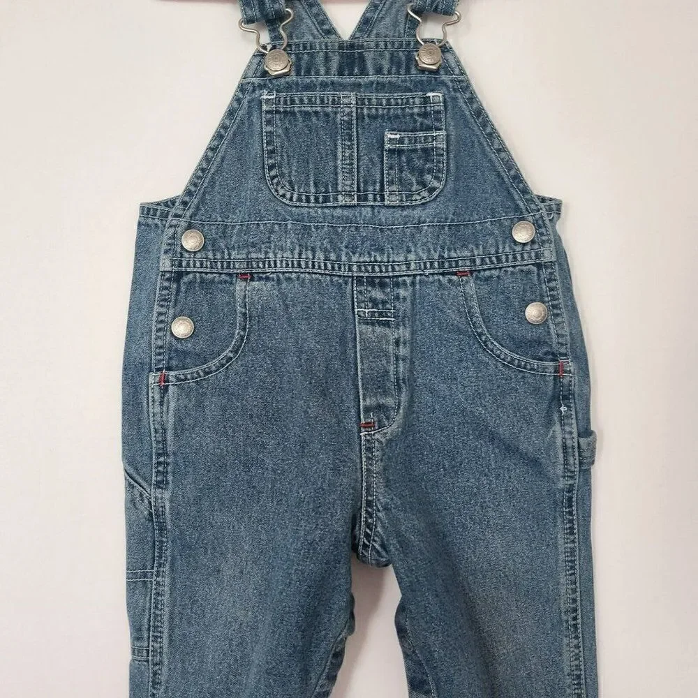 VINTAGE CLASSIC GAP Denim Jean Shortalls‎ 6 -12Mths Bib Overalls THE PERFECT FIT